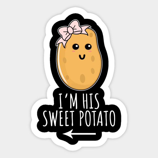 I'm His Sweet Potato Sticker by LunaMay